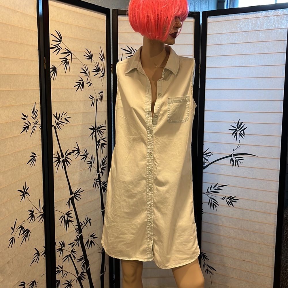 GAP-faded denim dress